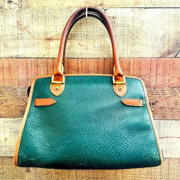 Dooney & Bourke Vintage Leather Satchel/Shoulder Bag - Picture 2 of 10